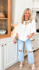 Drift Away Airflow Batwing 3/4 Sleeve Top