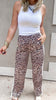 Leoprd Stripe Track Pants - Final Sale