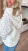Cream Hoodie in Lace | POL