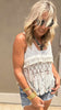 Gypsy Fringe Crochet Tank Top | POL - Final Sale