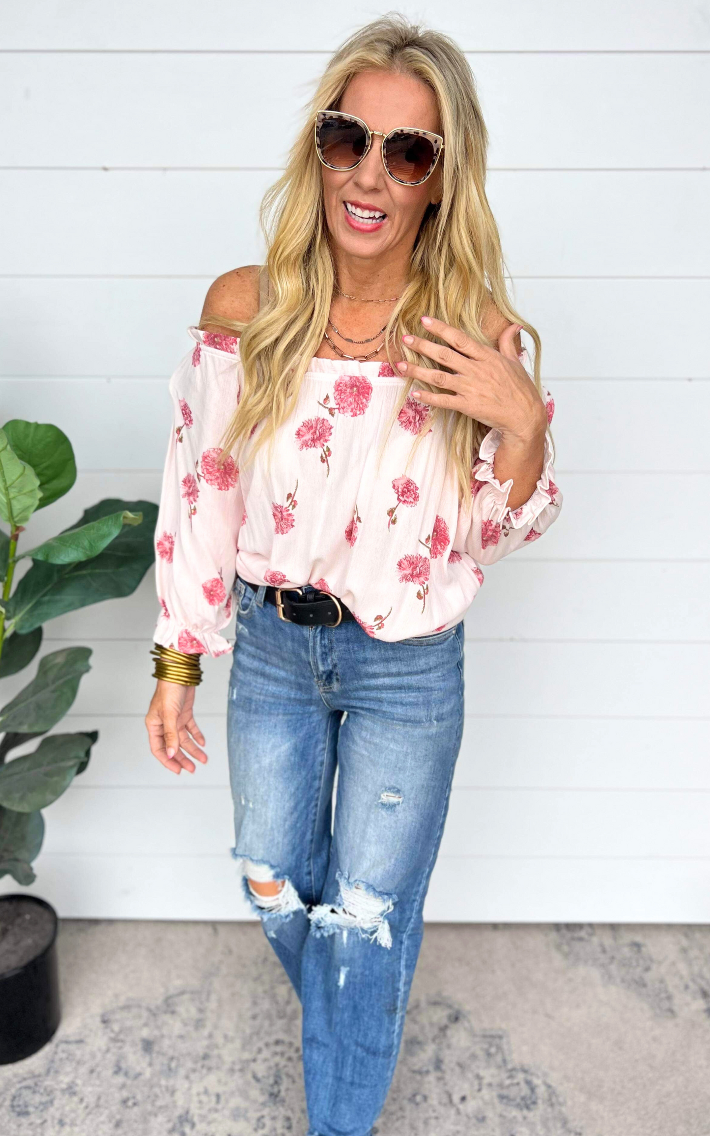 Don't Wait Another Minute Off Shoulder Blouse | FINAL SALE