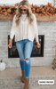 Washed Ribbed Dolman Long Sleeve Top - Final Sale