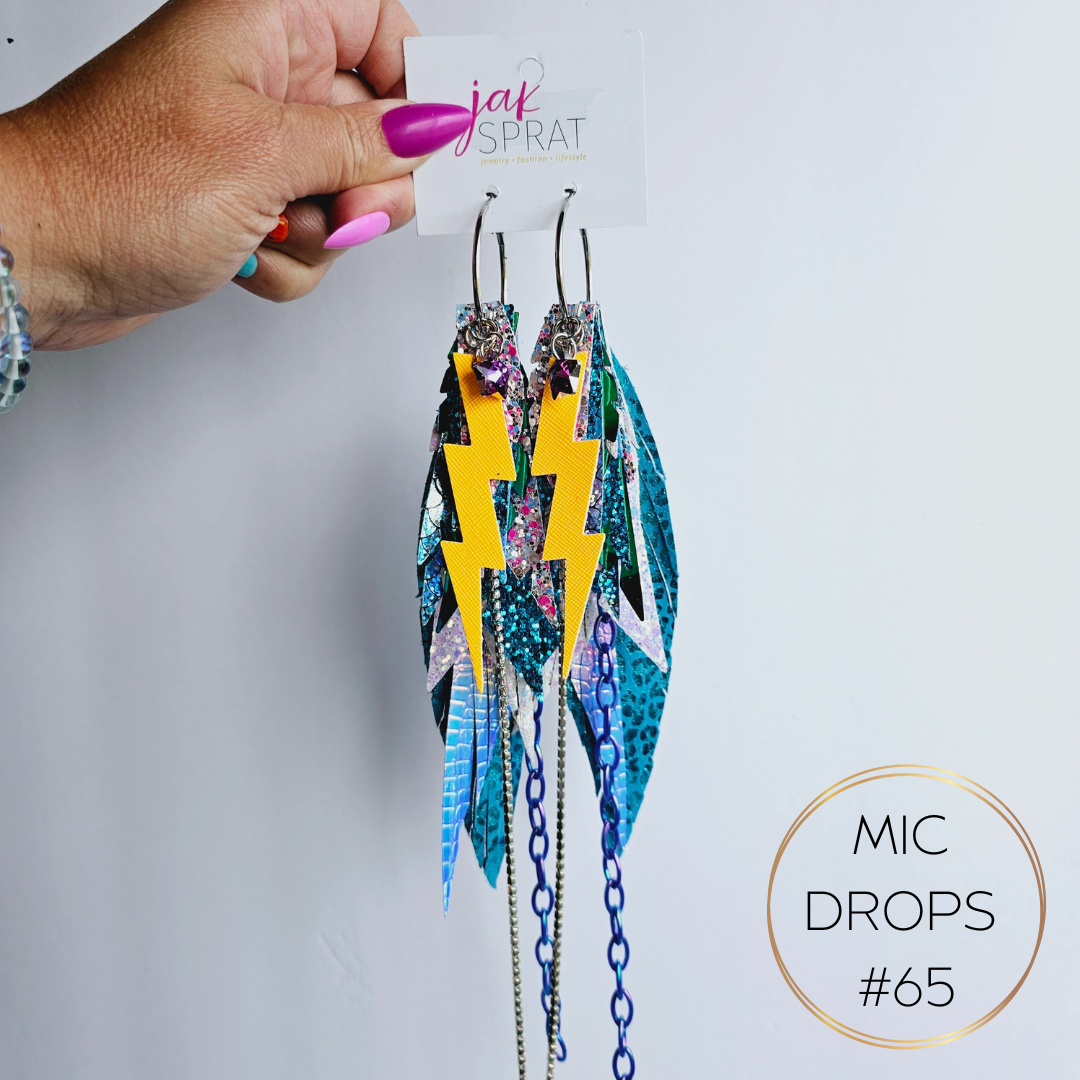 Mic Drops Earrings | Jak Sprat