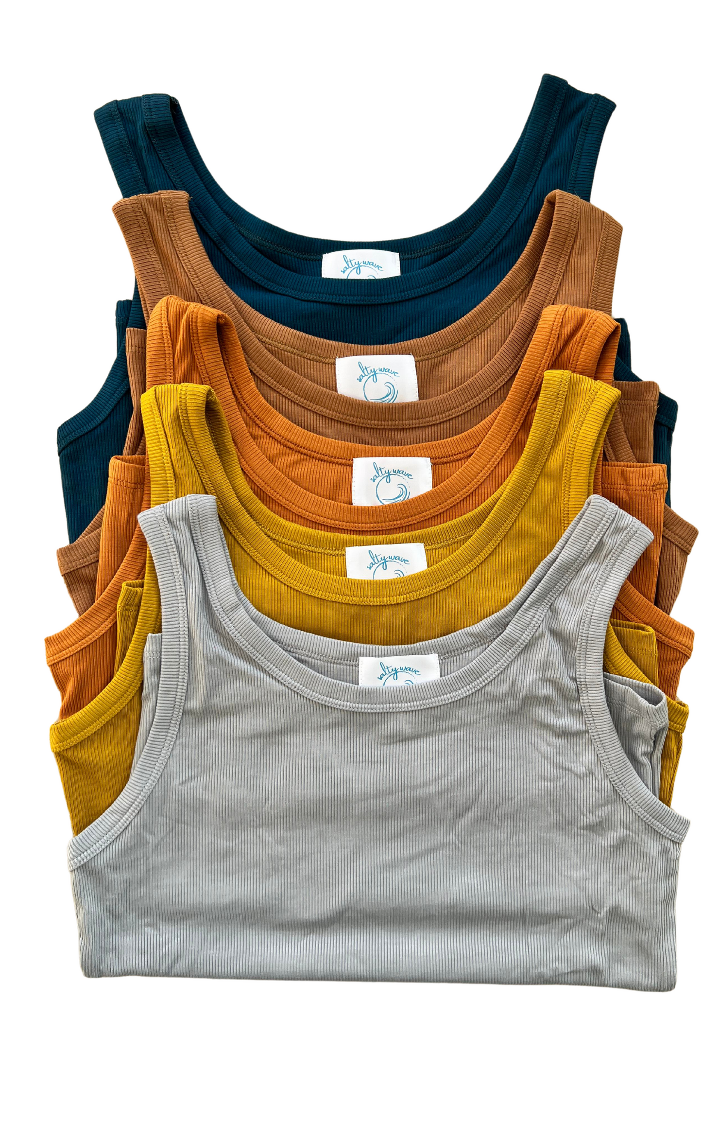 SALTY WAVE Everyday Tanks  - Rustic