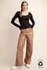 Recycled Butter Round Neck Top | RAE MODE *30A SEPT PREORDER