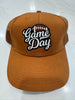 Sara's Custom Cognac Game Day Trucker Hat