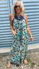 Camouflage Printed Washed Jumpsuit