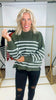 The Tessa Exposed Seam Striped Oversized Sweater | Zenana (8 COLORS) *DEAL*