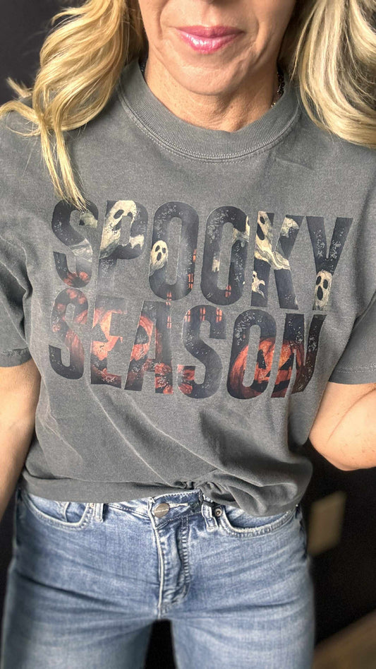 Spooky Season Garment Graphic T-shirt
