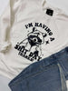 I'm Having a Shit Day Thanks Graphic Sweatshirt