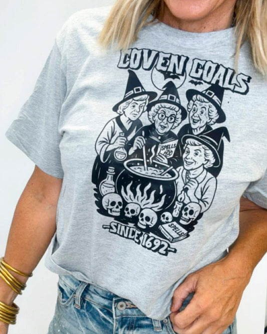 Coven Goals Fine Jersey Boxy Graphic Tee