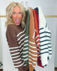 The Tessa Exposed Seam Striped Oversized Sweater | Zenana (8 COLORS) *DEAL*