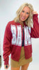 CUSTOM GAMEDAY HAND CUT CARDIGAN (FOLLOW THE INSTRUCTIONS) ** DEAL