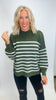 The Tessa Exposed Seam Striped Oversized Sweater | Zenana (8 COLORS) *DEAL*