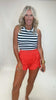 Stripe Ribbed Tank Top