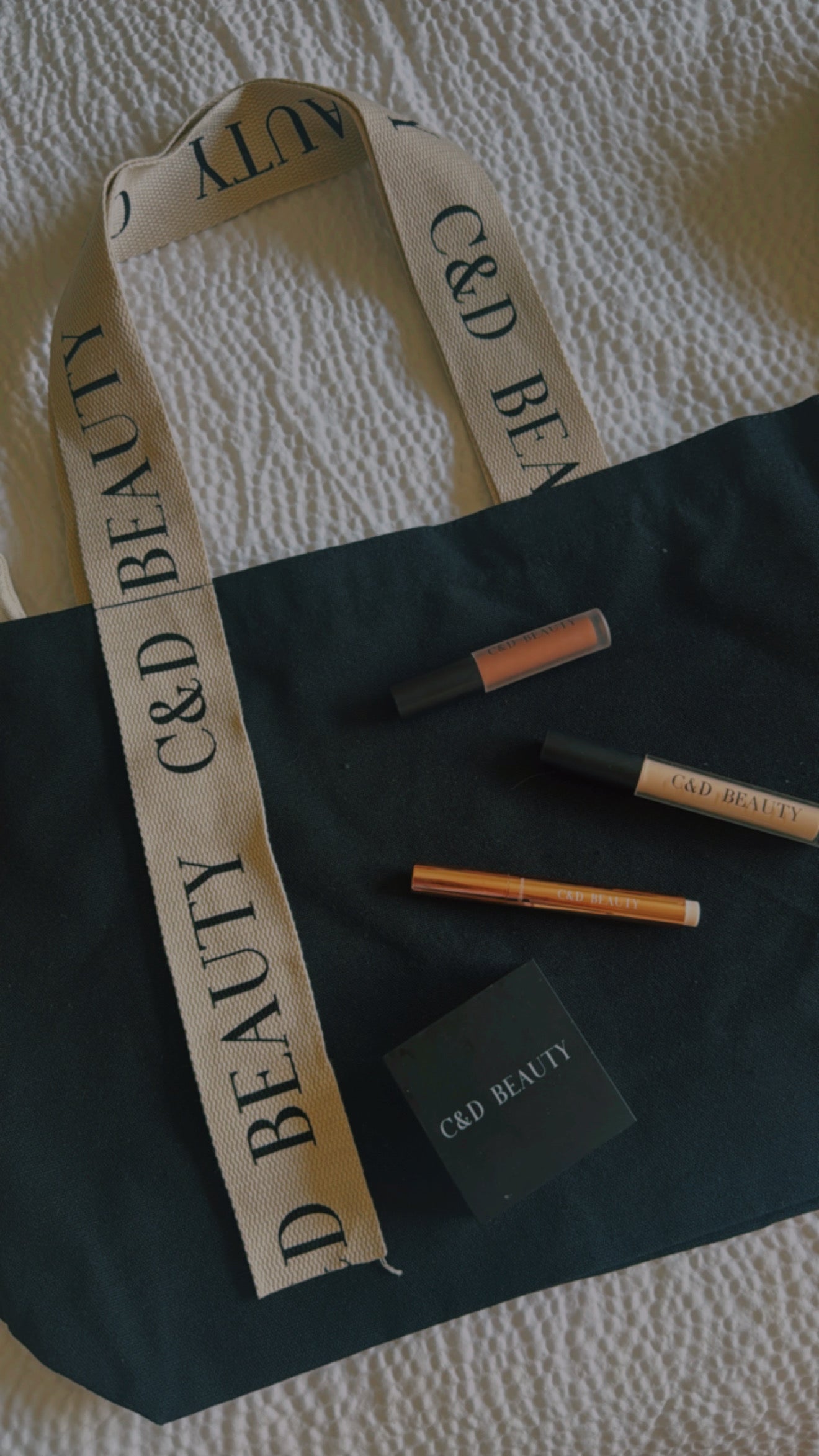 C & D Canvas Tote - C & D Beauty *30A SEPT PREORDER