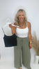 Strap Rib Tank Crop Top