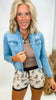 Horse Graphic Color Block Shorts