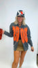 DOGS GameDay Hand Cut Sweatshirt Cardigan | Comfort Colors