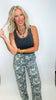 Fleece Mid Rise Camo Stright Leg Pants (2 COLORS) *DEAL*
