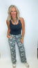Fleece Mid Rise Camo Stright Leg Pants (2 COLORS) *DEAL*