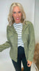 Twill Heavy Garment Wash Anorak Jacket w/ Drawstring Waist