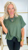 Ultracozy Crew Short Sleeve Top (4 COLORS) *DEAL*