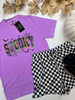 Spaypaint Leopard Spooky Garment Graphic T-shirt