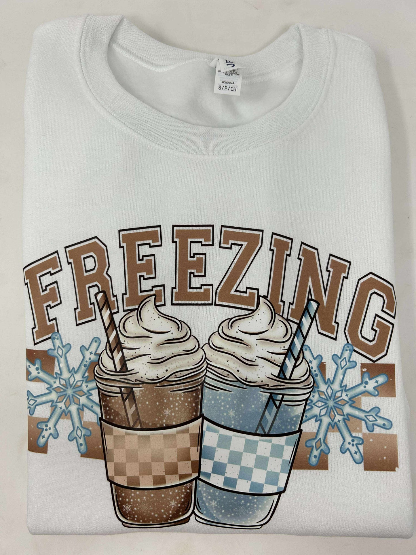 Freezing Latte Graphic Sweatshirt