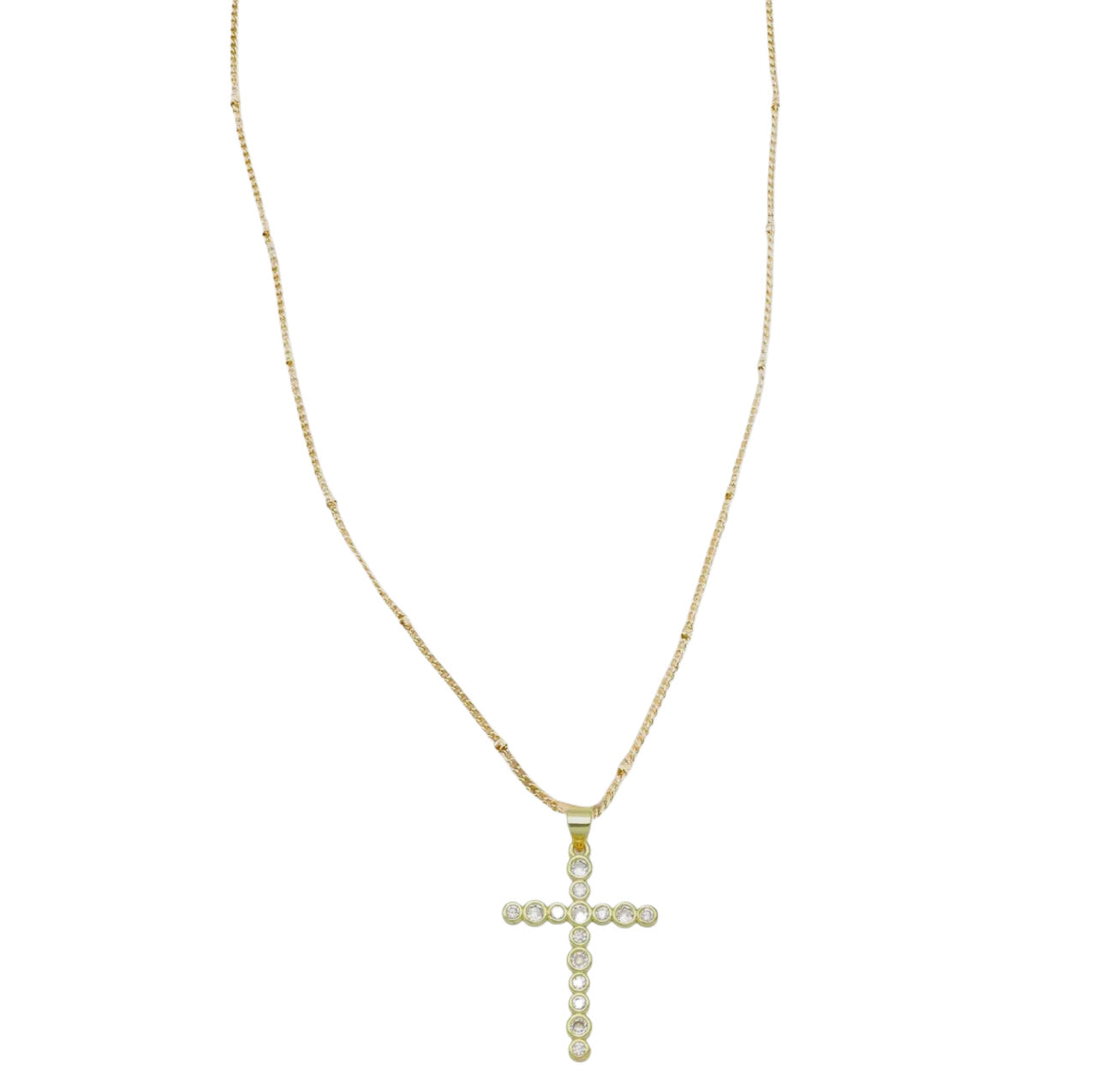 Laney Crystal Cross Necklace *30A OCTOBER LIVE PREORDER