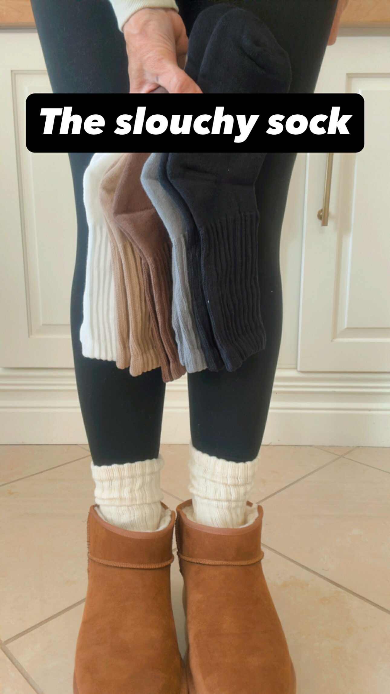 Salty Wave Slouchy Socks - (6 Colors)