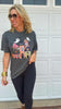 Patchwork Haunted HouseGarment Graphic T-shirt