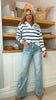 Hoki Blue High Rise Wide Leg With Patch Pocket Denim Jean | MICA *PREORDER
