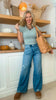 Le Bleu High Rise Wide Leg Denim Jeans | MICA *PREORDER