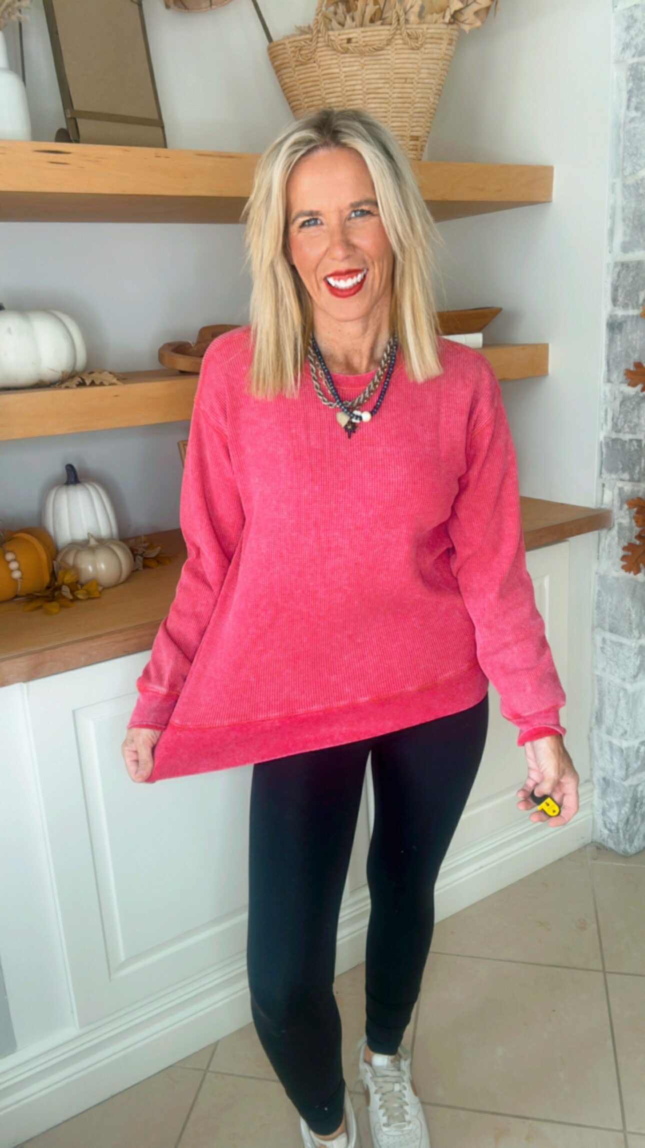 The Red Comfort Crew Pullover