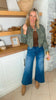 The Stella Wide Leg Crop Denim Jean