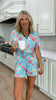 Donut Disturb 3-Piece Pajama Set | Salty Wave *START SHIP DATE: OCT 25TH **DEAL*