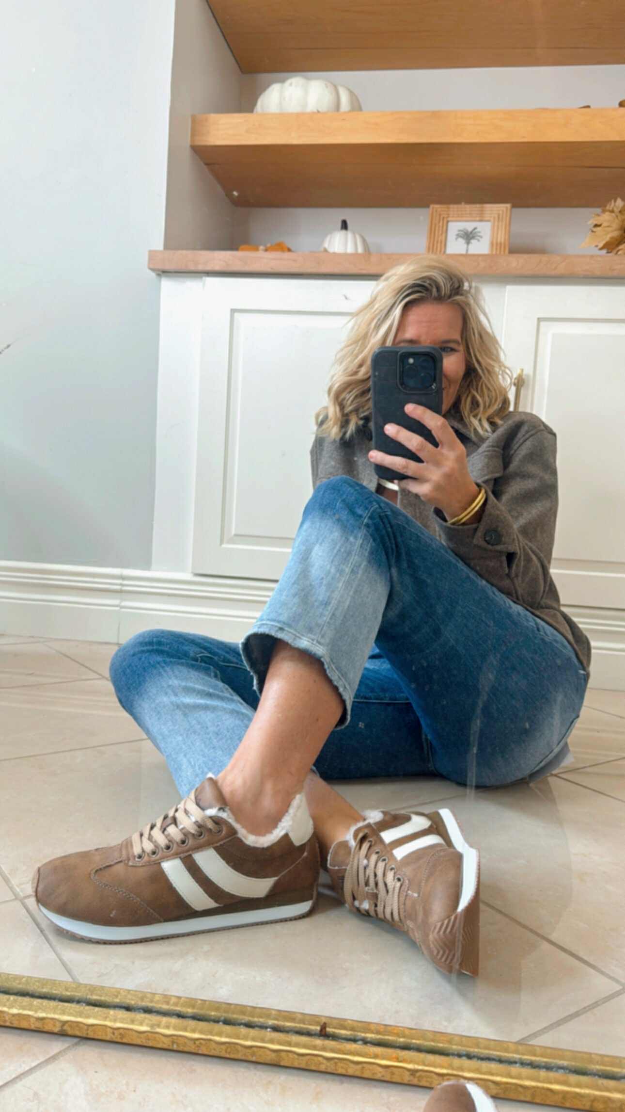 Corky Jet Lagged Washed Cognac Sneaker