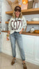 COZY Crew Neck Graphic Sweatshirt