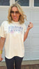 Bat-Filled Spooky Garment Graphic T-shirt