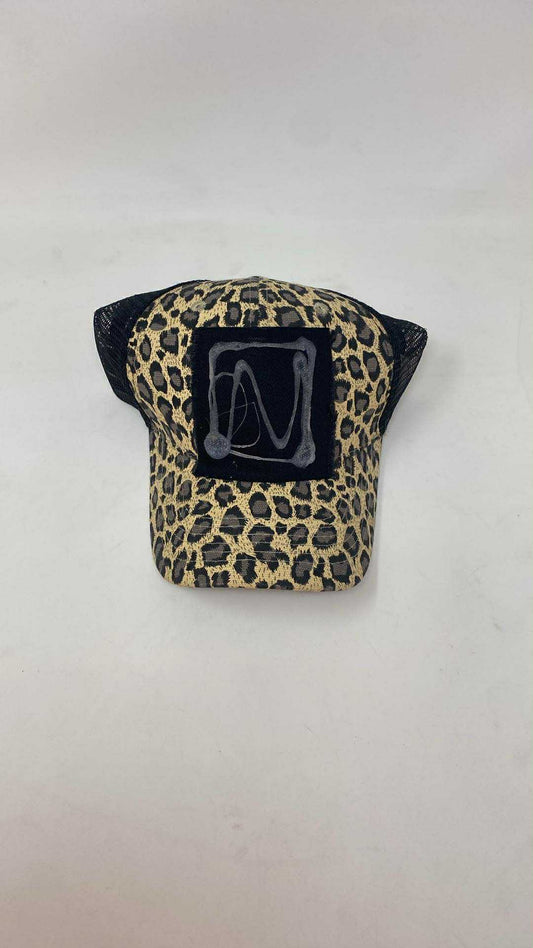 Leopard Patch Trucker Hat *AS IS *FINAL SALE