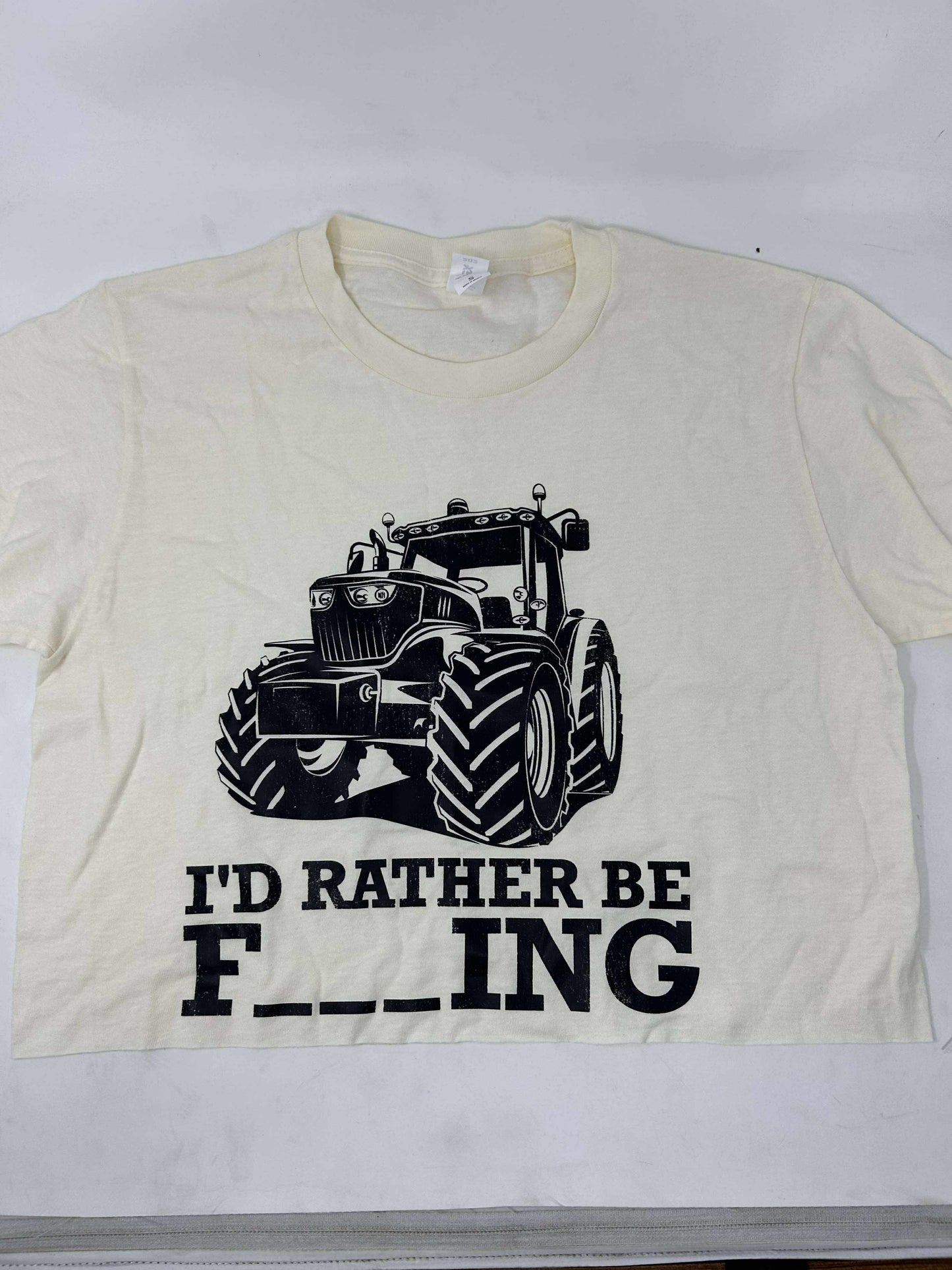 I'd Rather Be F_ _ _ ING Snarky Graphic T-Shirt *FINAL SALE