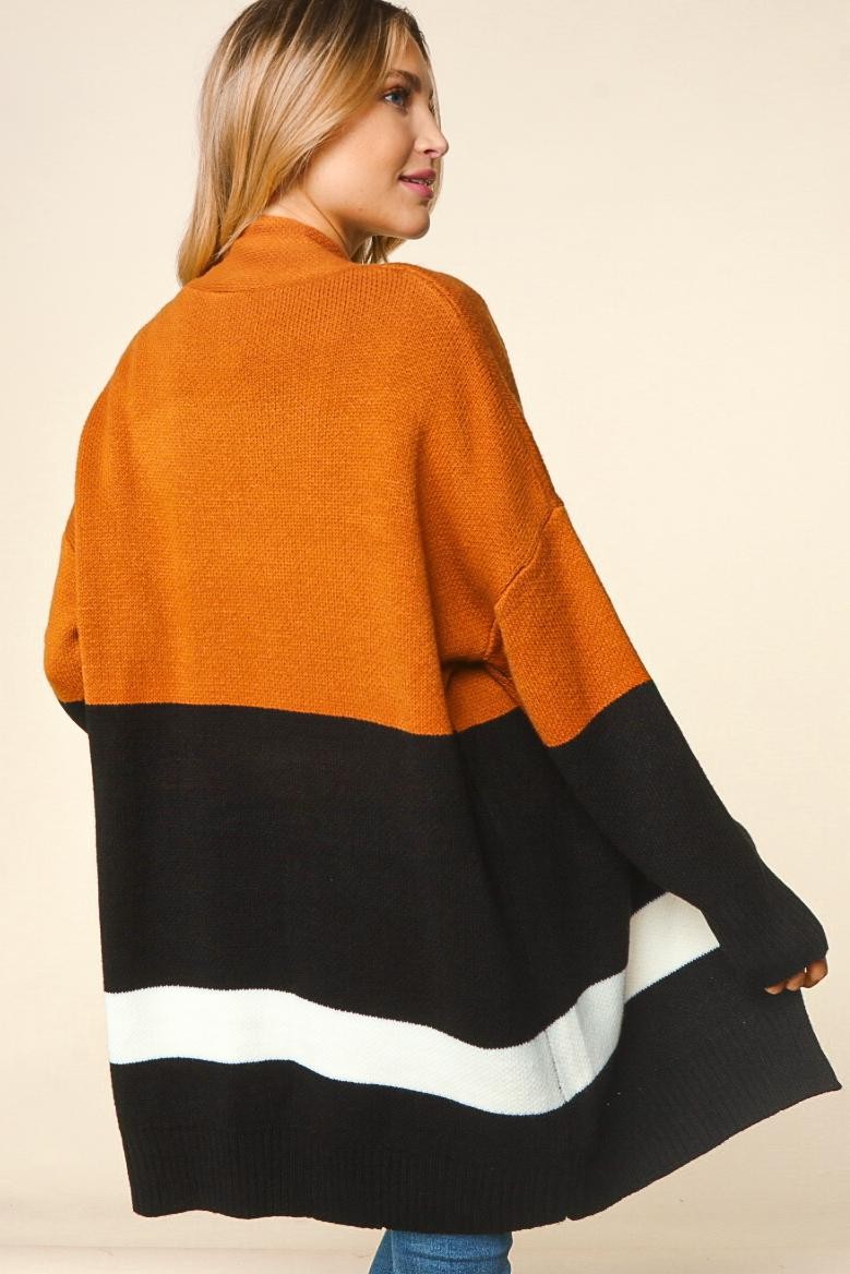 Ready for Fall Colorblock Cardigan