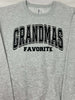 Grandma's Favorite Crewneck Graphic Sweatshirt *