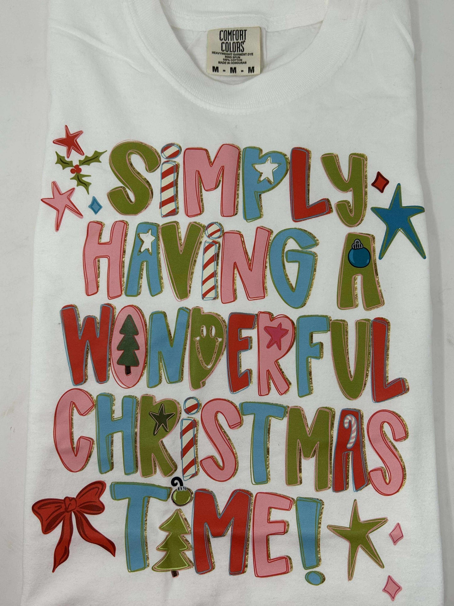 Simply Having a Wonderful Christmas Garment-Dyed Graphic T-shirt | Comfort Colors *DEAL*
