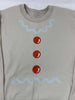 Reversible Reindeer & Gingerbread Sand Graphic Sweatshirt *EXCLUDED