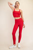 Nylon Rib Yoga Leggings | RAE MODE