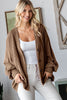 Harvest Hues Knit Open Front Cardigan