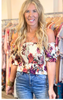 Smocked Floral Top | Andree by Unit