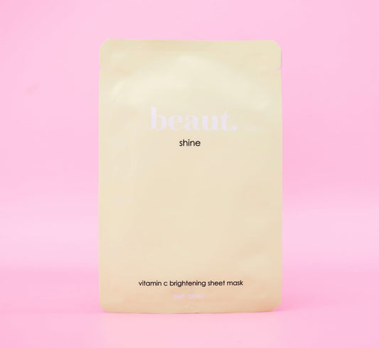 shine sheet mask | BEAUT *30A JANUARY PREORDER